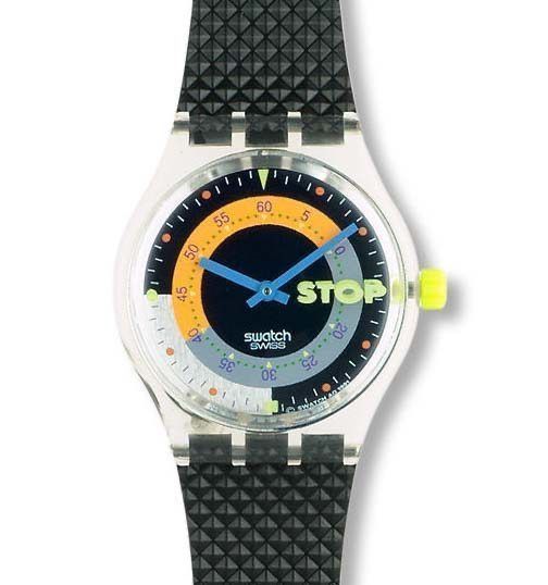 Swatch Smartwatch: Stop Swatch (SSK100) COFFEE BREAK – Gebraucht aus Rüti ZH von Theprojekt