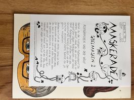 1 Modellbogen Pädagogischer Verlag Maskerade 2 (Spielmasken)