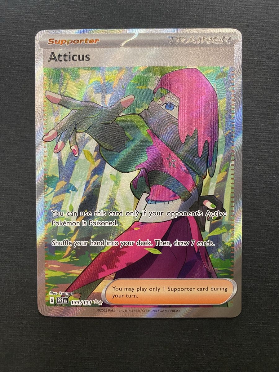 Pokémon Sammelbilder & Trading cards: Atticus 133/131 Ultra Rar Prismatic Evolutions Englisch – Neu (gemäss Beschreibung) aus Oberglatt ZH von DSGS37