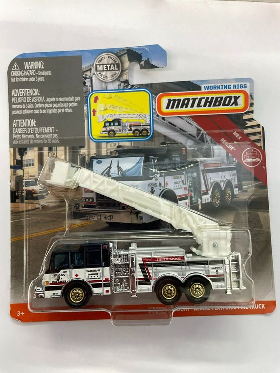 feuerwehr aerial platform fire truck matchbox (Neu und originalverpackt ...