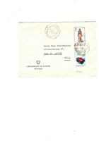 OLYMPIADE GRENOBLE Bob Briefmarken Absender Amb.Suisse MADRI