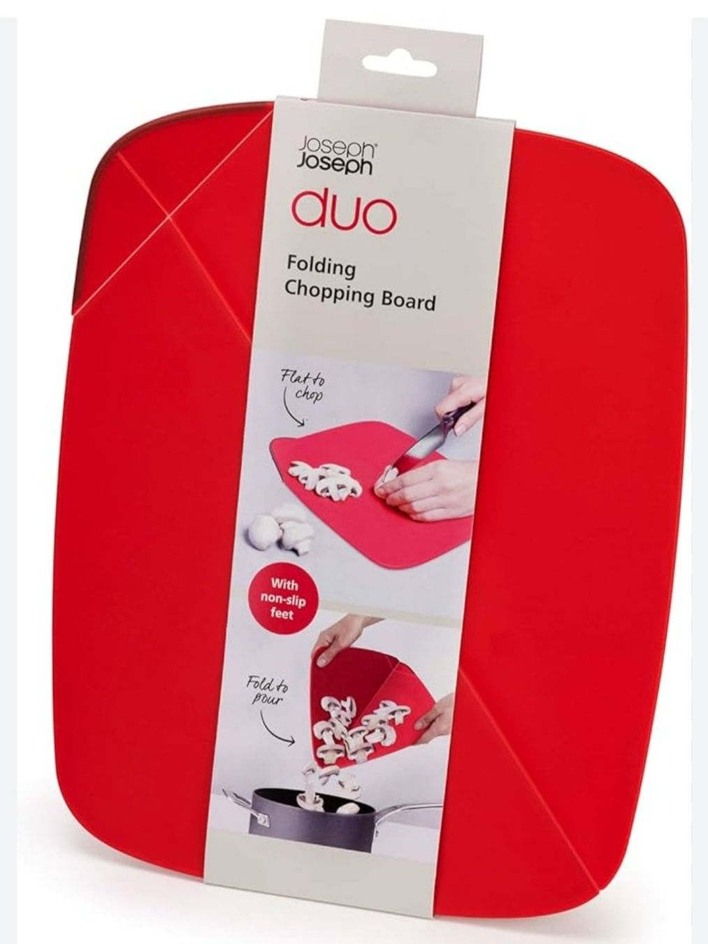 Joseph Joseph Küchengeräte: Joseph Joseph Duo Schneidebrett rot neu – Neu und originalverpackt aus Siebnen von KiKla-Siebnen