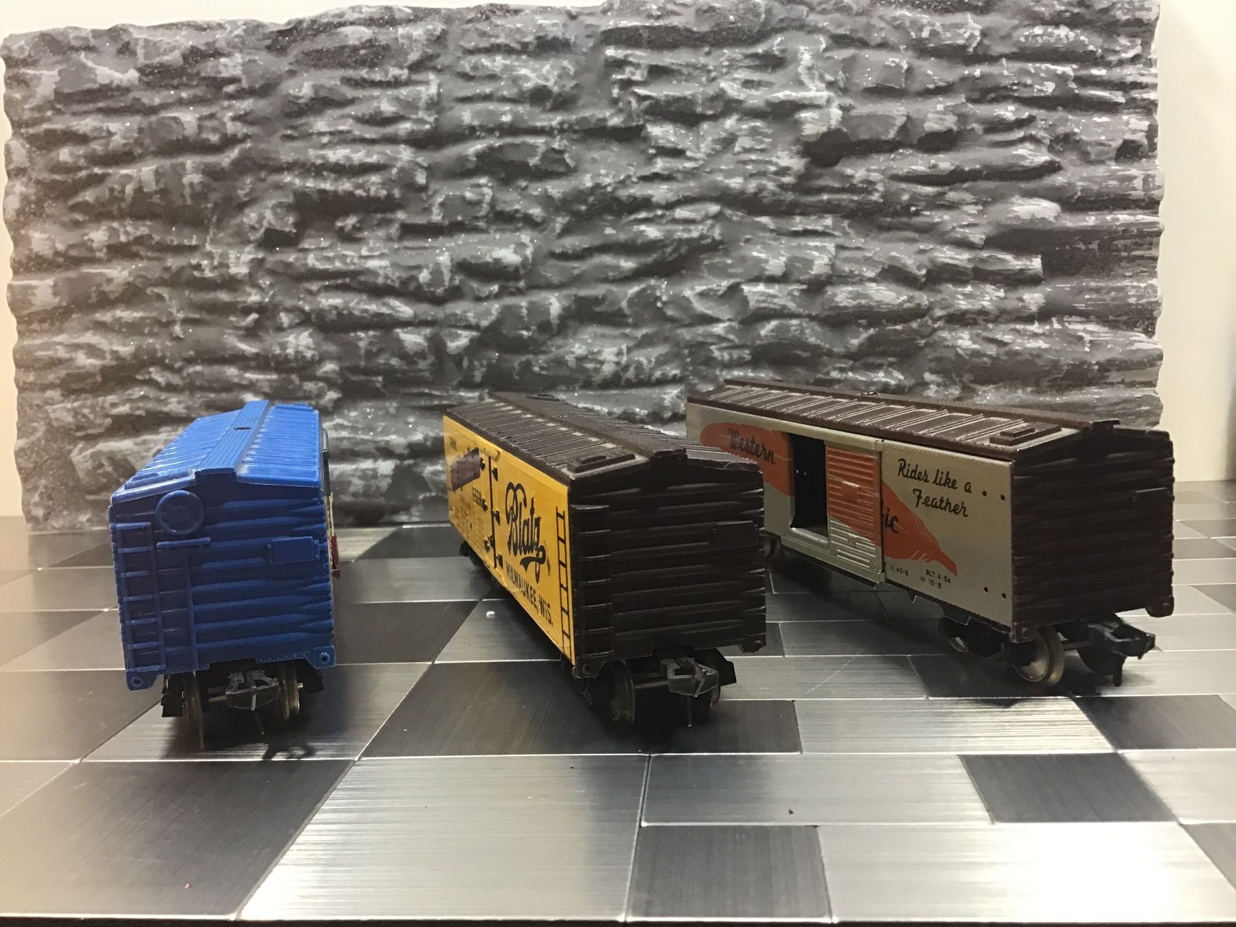 Fleischmann Trains électriques: FLEISCHMANN GÜTERWAGEN USA H0 – D'occasion à Männedorf par Spezial-Modelle 1
