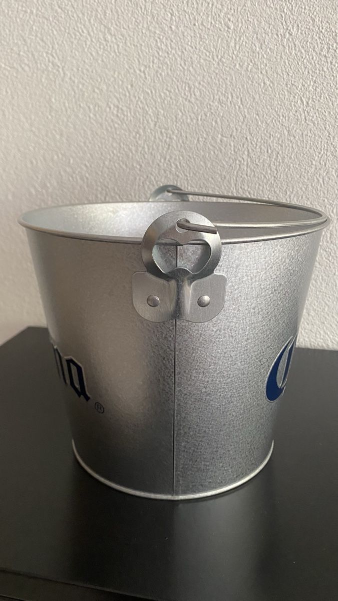 Sonstiges für Haushalt & Wohnen: Corona Eiskübel Metall silberfarben Eimer metallisch Bier – Neu und originalverpackt aus Hochwald von _biene_ 6