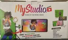 Social Media MyStudio Video Set Green Screen Lichtring