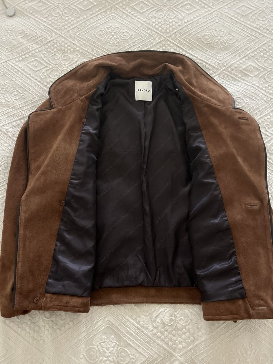 Giacche: Sandro Suede Jacket Brown Size 36 New Condition – Nuovo (secondo la descrizione) da Uitikon Waldegg venduto da any_6lcf 6