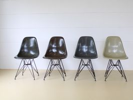 Eames Fiberglas Stühle, Hermann Miller