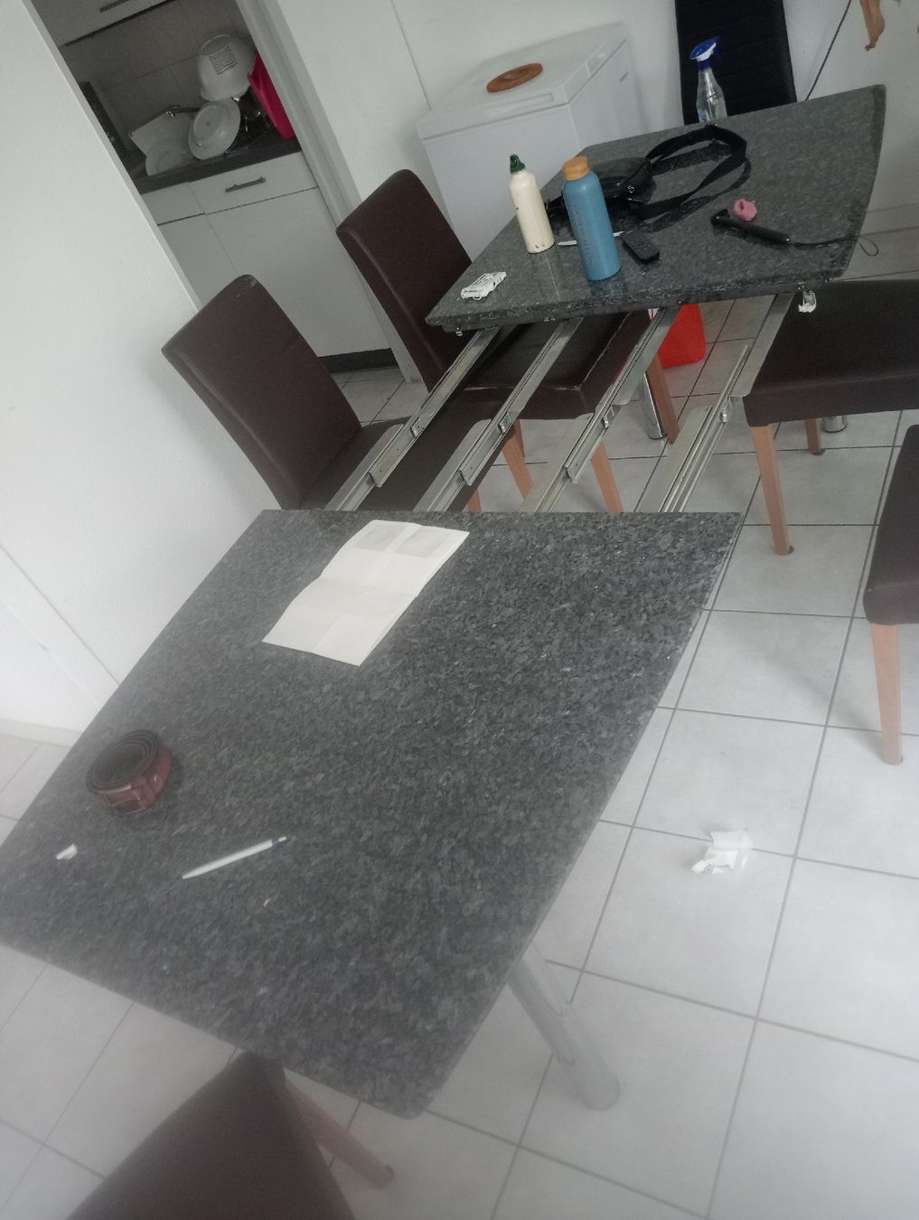 Tischset: table en marbre - granit – Gebraucht aus Biel/Bienne von ri-k2503 2