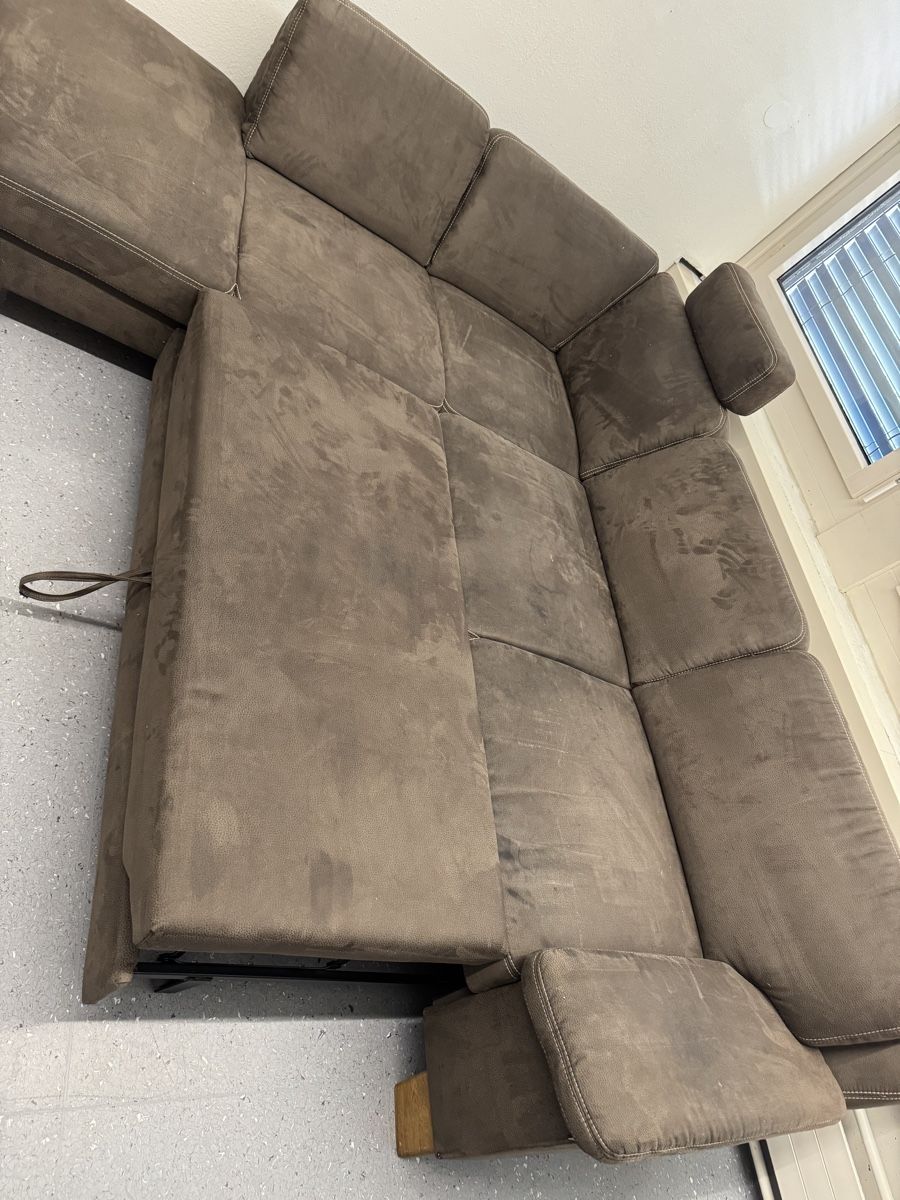 Divani: Ecksofa mit Schlaffunktion braun – Usato da Wetzikon ZH venduto da philippe_22 4