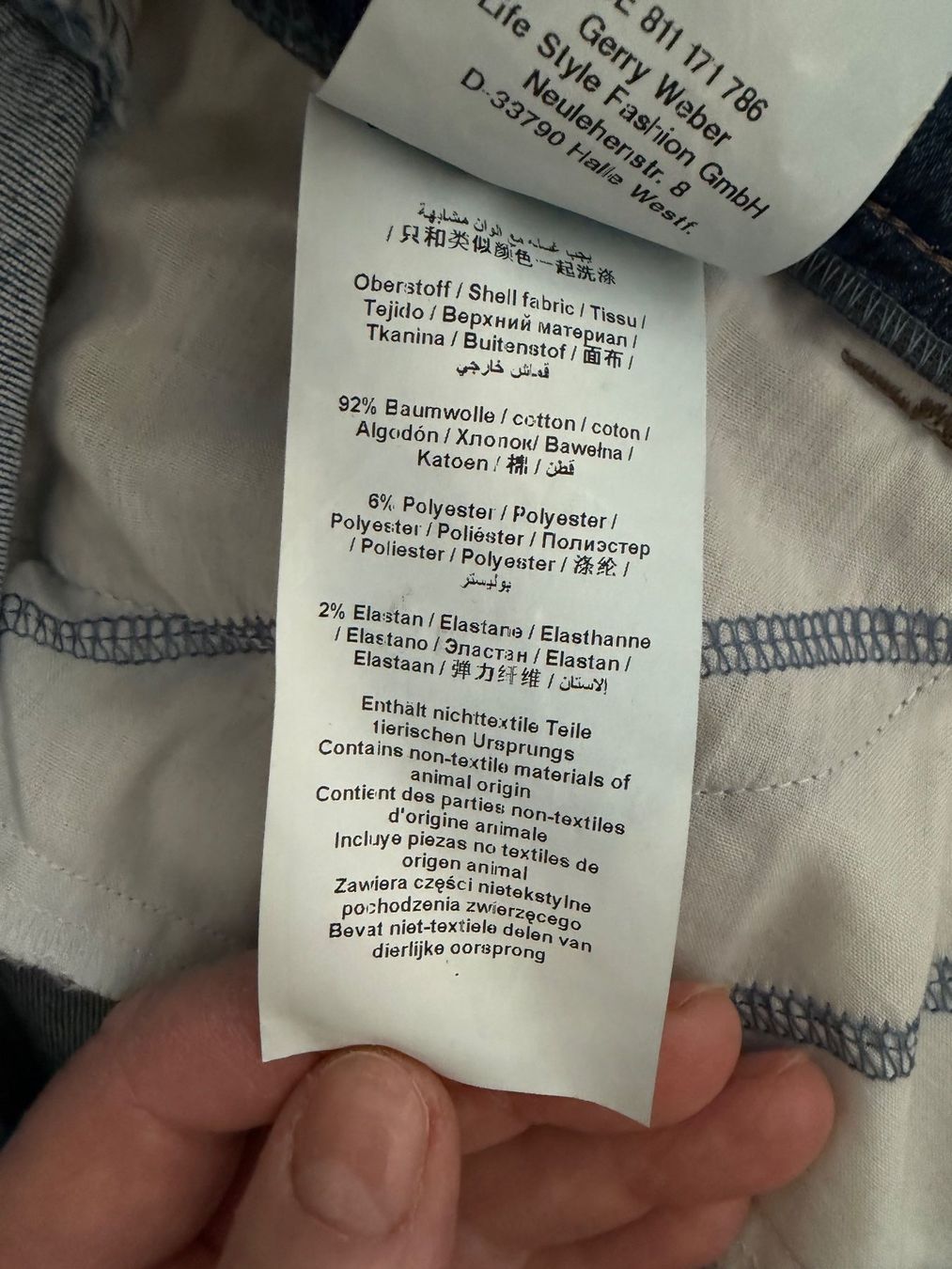 Gerry Weber Jeans: Gerry Weber Damenjeans, Roxy Summer Gr.38R – Usato da Berneck venduto da Ordnung2021 9