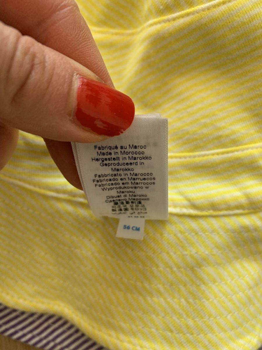 Petit Bateau Copricapi, berretti & cappellini: Bob à rayures en coton petit bateau – Nuovo (secondo la descrizione) da Genève venduto da rez_c6c6 1