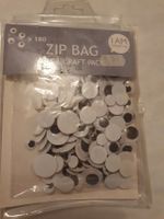 Packung 180 Klebeaugen/Wackelaugen zum Basteln Neu OVP