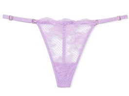 Victoria’s Secret Adjustable V- String Lace Thong S NEW