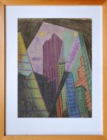 Pastell Zeichnung: Big City