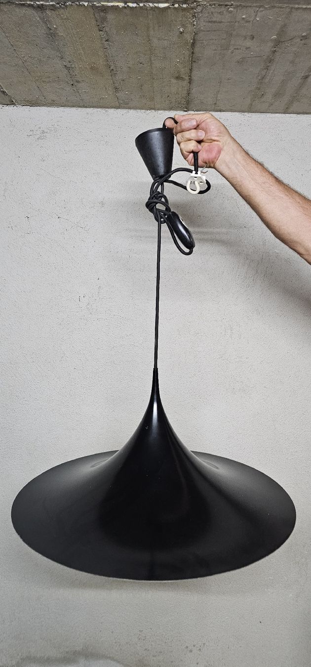 Lampade: Lampes suspension métalliques noires – Usato da Chardonne venduto da luc_8nlz