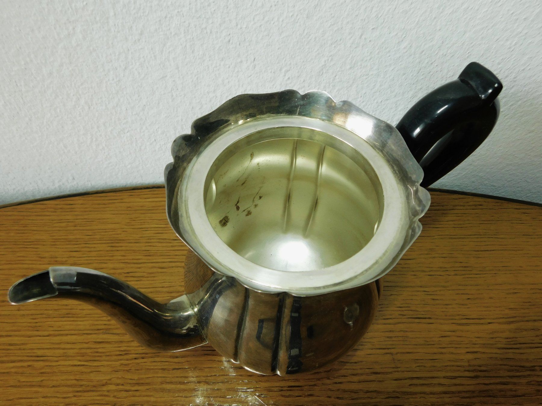 Caraffe: Schöne Vintage Versilberte Kanne Plame – Usato da Emmenbrücke venduto da Ulisse-22 3
