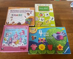 Spiele Set 4 Spiele für Kinder ab 3 Jahren