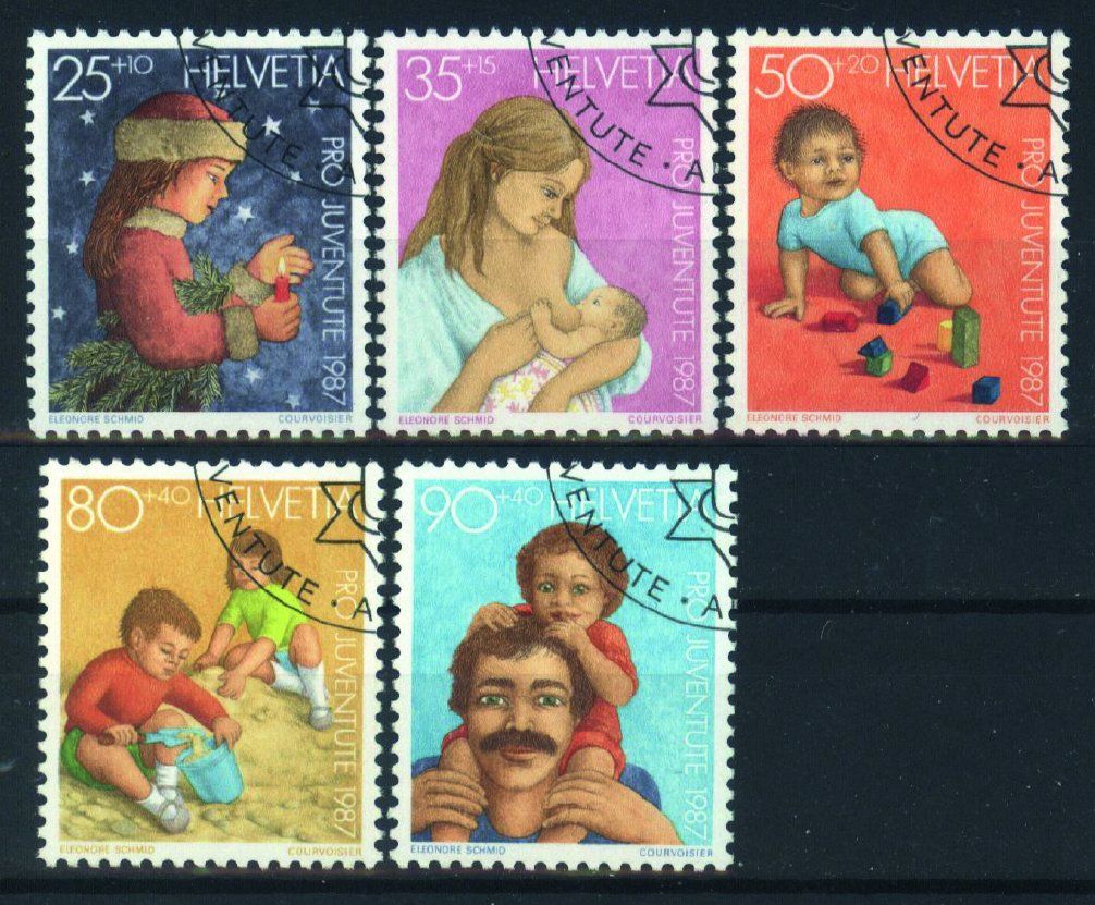 Tutti i francobolli: 1987, Pro Juventute, ET, gummiert – Usato da Willisau venduto da Vollstempel