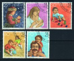 1987, Pro Juventute, ET, gummiert
