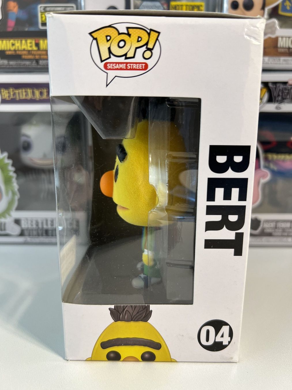 Funko Statuette: Funko POP! Rue Sésame Bert Edition Limitée Floquée – Usato da Le Mouret venduto da perfectbijou 3