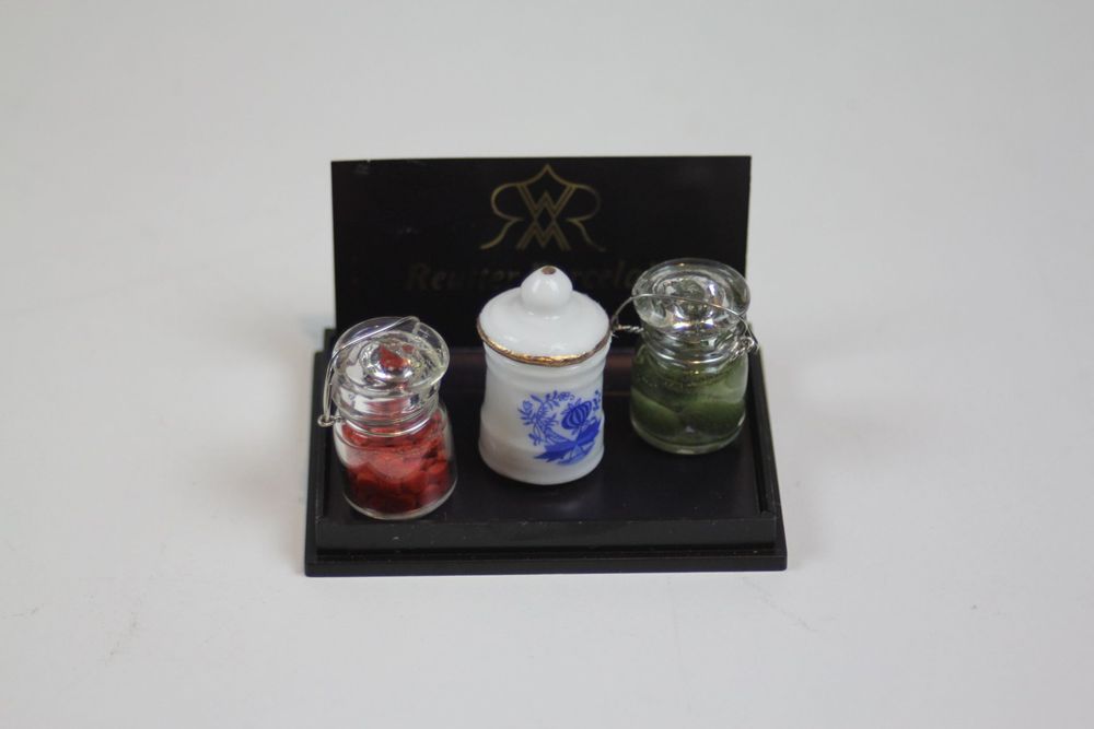 3 Stück Porzellan-Fingerhüte Titanic - Handbemalte Miniatur-Kollektion