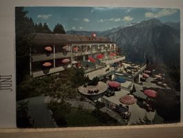 AK von Hotel Alpina in Braunwald