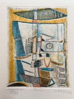 Radierung signiert Dietmar J.Zapf 1978    Format 20 x 29 cm