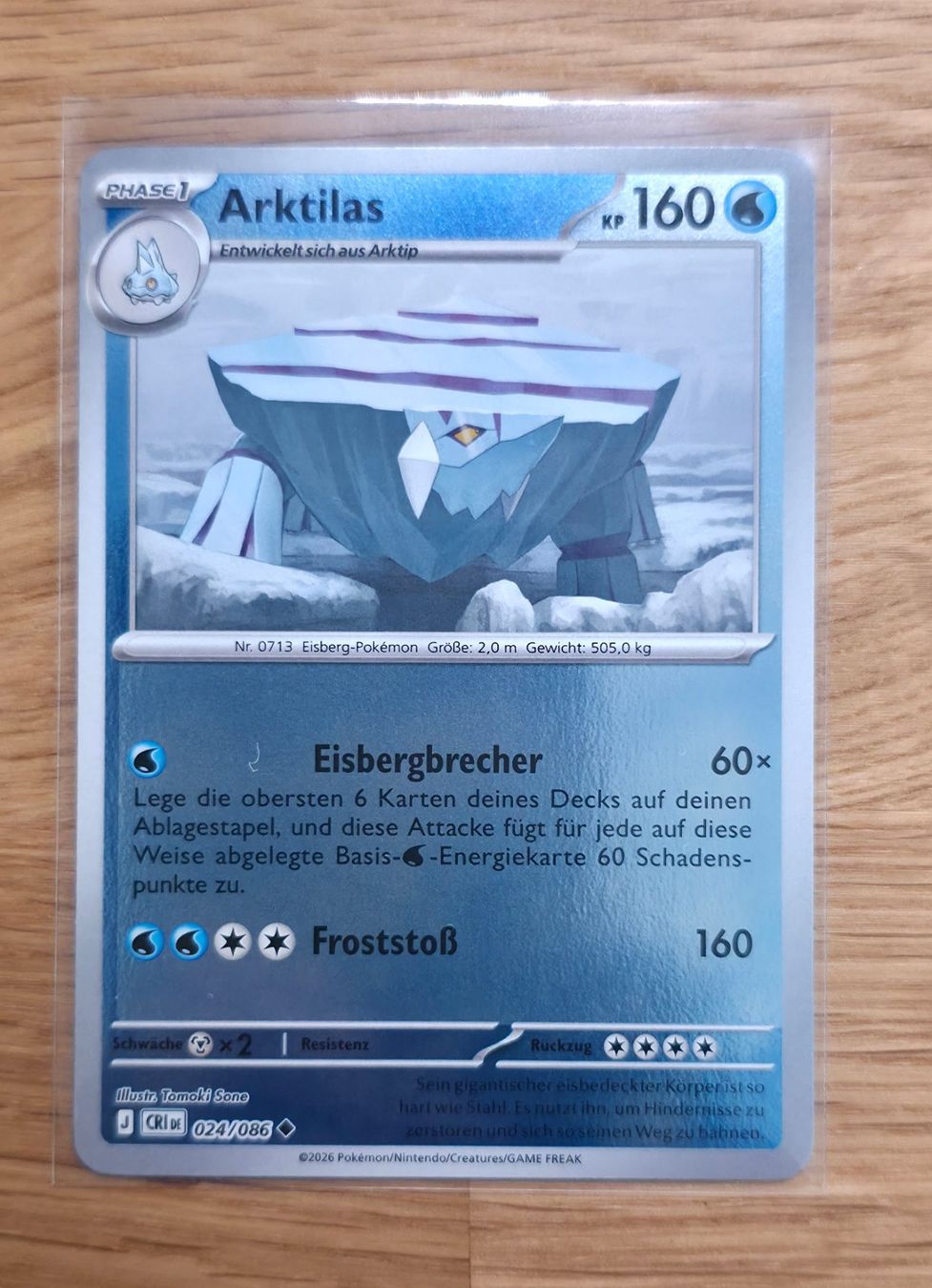 Pokémon Carte collezionabili: Arktilas 024/086 Wachsendes Chaos – Nuovo (secondo la descrizione) da Arbon venduto da Twist05