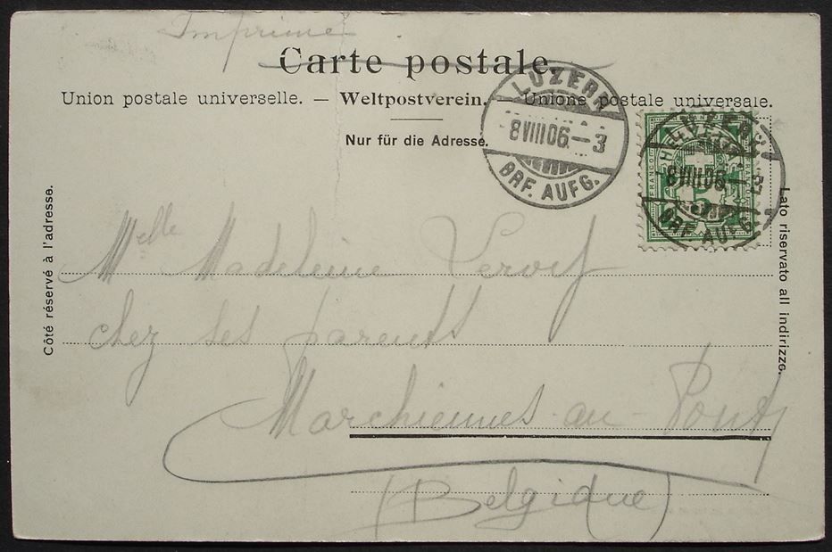 Ansichtskarten: LUZERN und Pilatus Nr. 294 – Gebraucht aus Jona von philajona 1