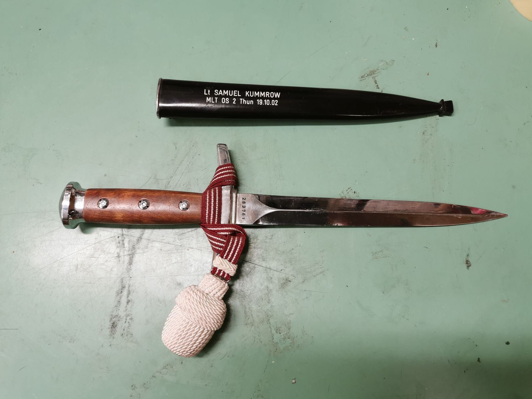 Militärmesser: Original Schweizer Offiziersdolch – Neu (gemäss Beschreibung) aus Sarnen von Dreiradfahrer 1