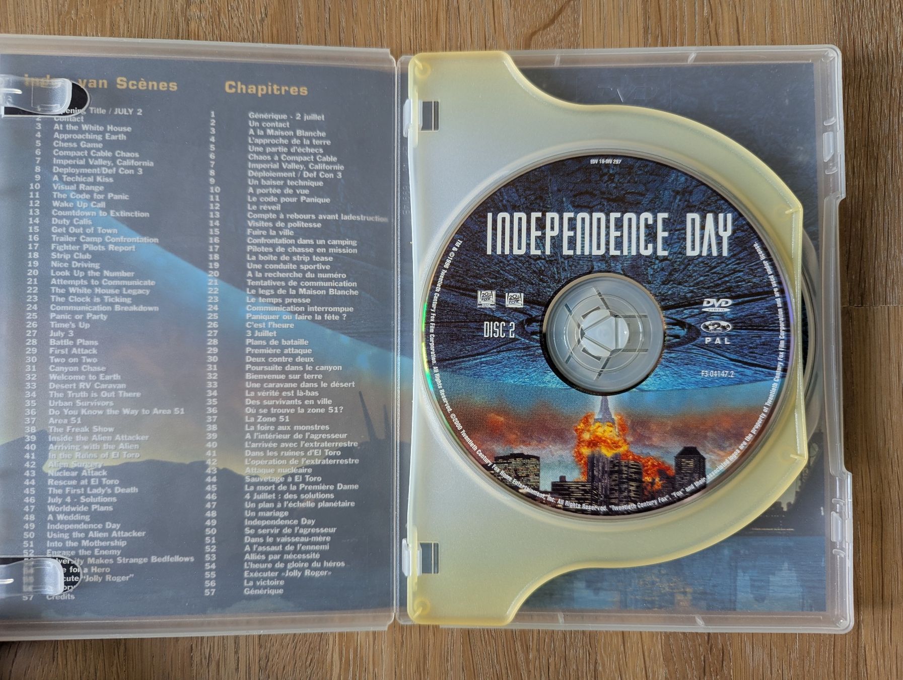 Tutti i DVDs: DVD Independence Day - Edition Spéciale – Usato da Basel venduto da seewhybee 2