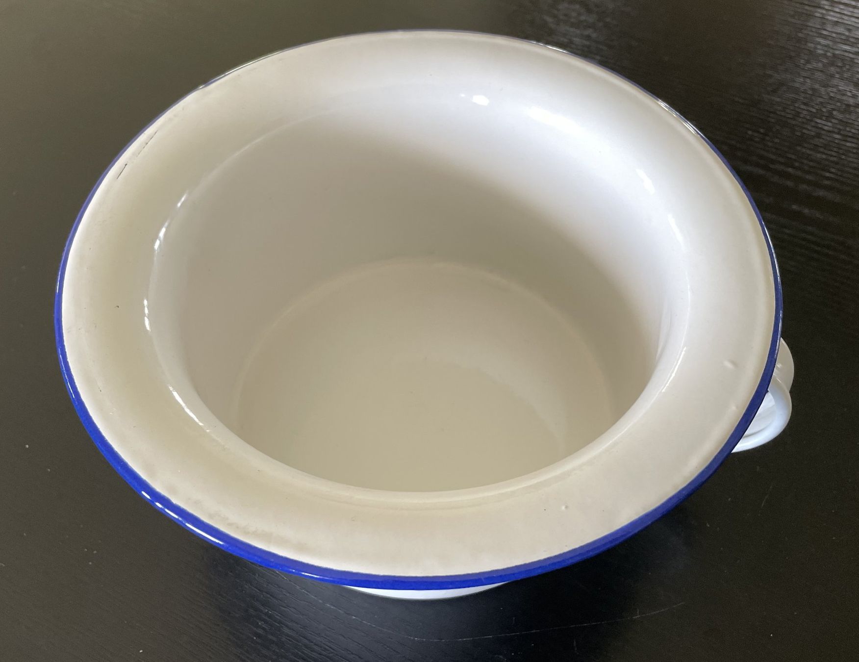 Casseroles: Nachttopf Topf emailliert weiss Deko Geschenk Nostalgie – D'occasion à Oftringen par allesmeins 1