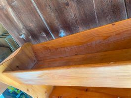 Schönes Blumenkrippli aus Holz