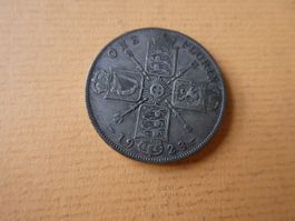Grossbritannien  1923, 1 Florin - Silber