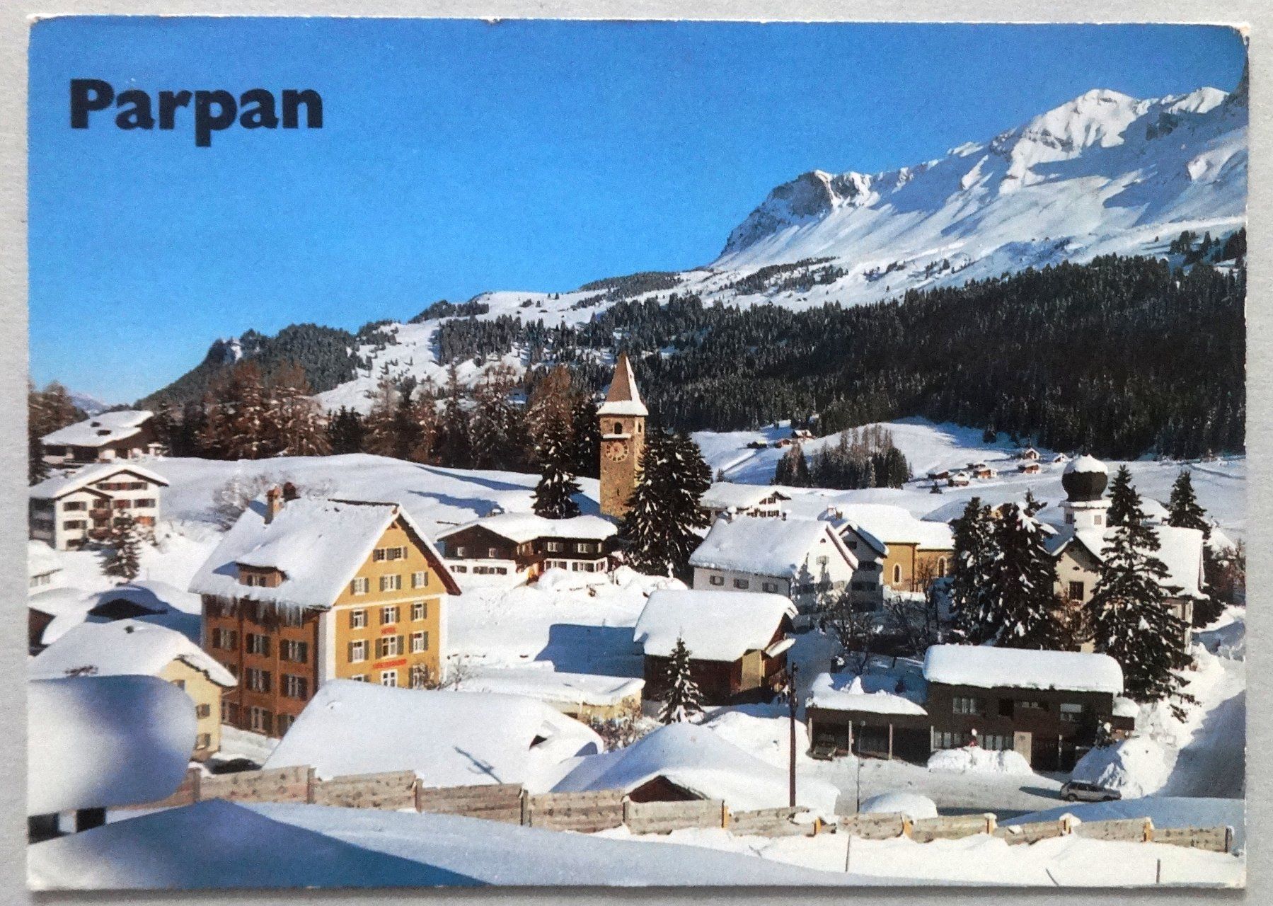 Ansichtskarten: Parpan 1500 m ü.M. – Defekt aus Fétigny von Billy2miny