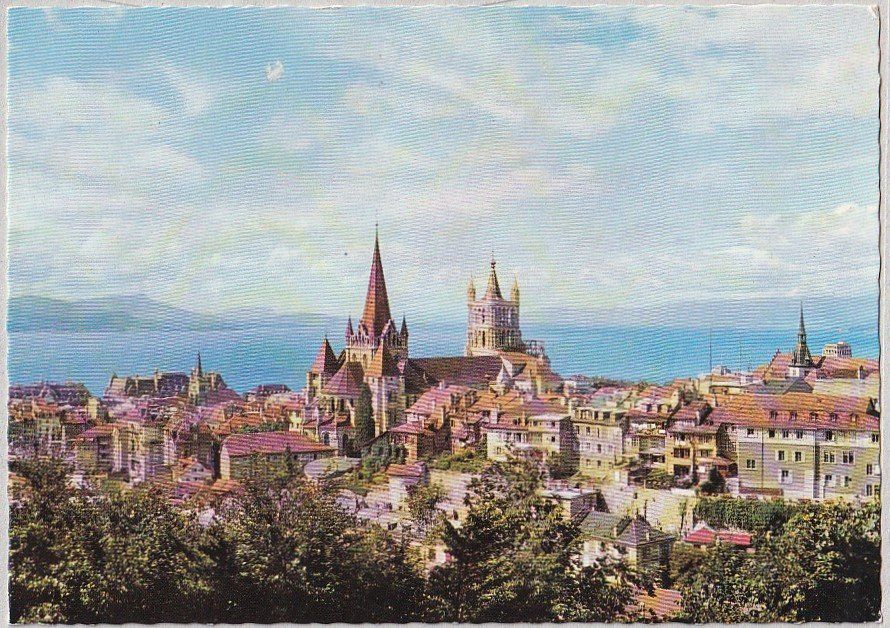 Cartes postales: Lausanne, Cathédrale – Neuf (Voir description) à Castione par Rx-stamps