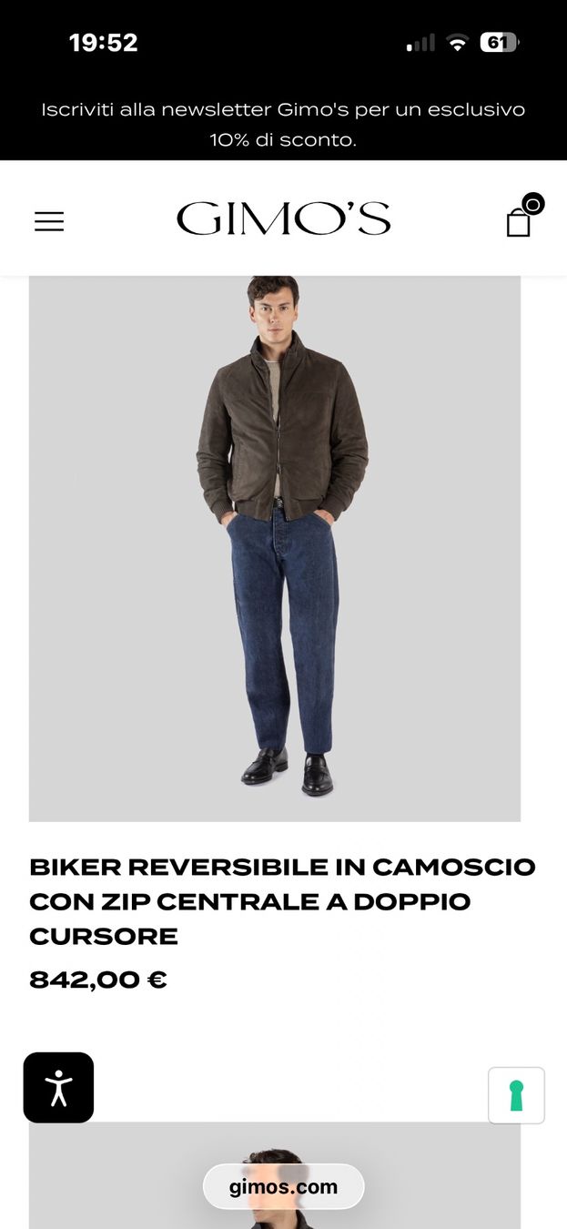 Gimo’s Giacche: Gimo’s - Lambskin bomber jacket - M – Usato da Collonge-Bellerive venduto da alejan_0984 9