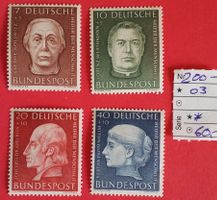 3453A) BRD, 200-03, Helfer der Menschheit postfrisch Kt. 60