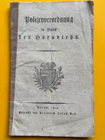 1804 Polizeiverordnung Betreff des Hornviehs Kanton Aargau