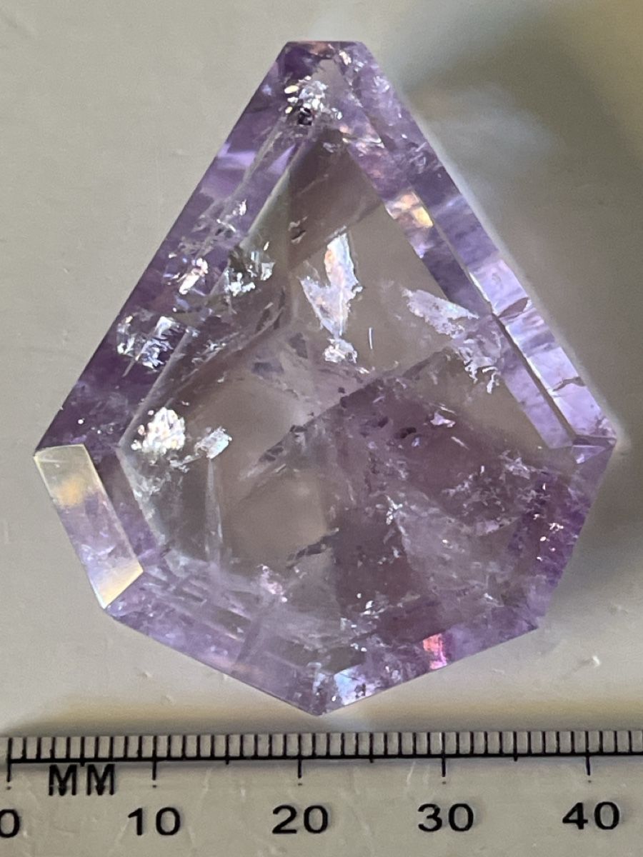 Edelsteine: Einzigartiger Amethyst Edelstein- Handschmeichler. – Gebraucht aus Uster von Arrayo 2