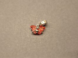 Charm Schmetterling rot +Garantie