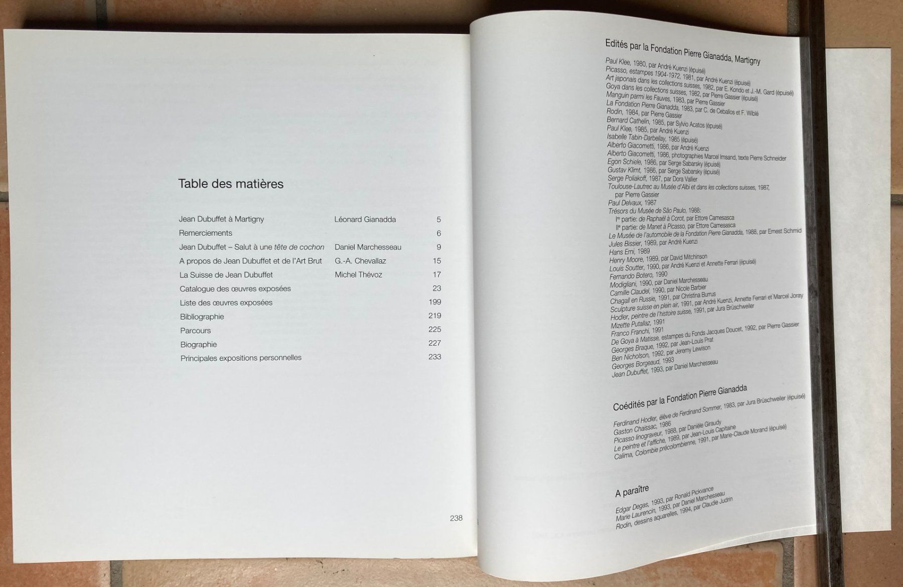 Bücher: Dubuffet - Jean Dubuffet - exposition Gianadda 1993 – Gebraucht aus Versoix von HELVETICA_1 1