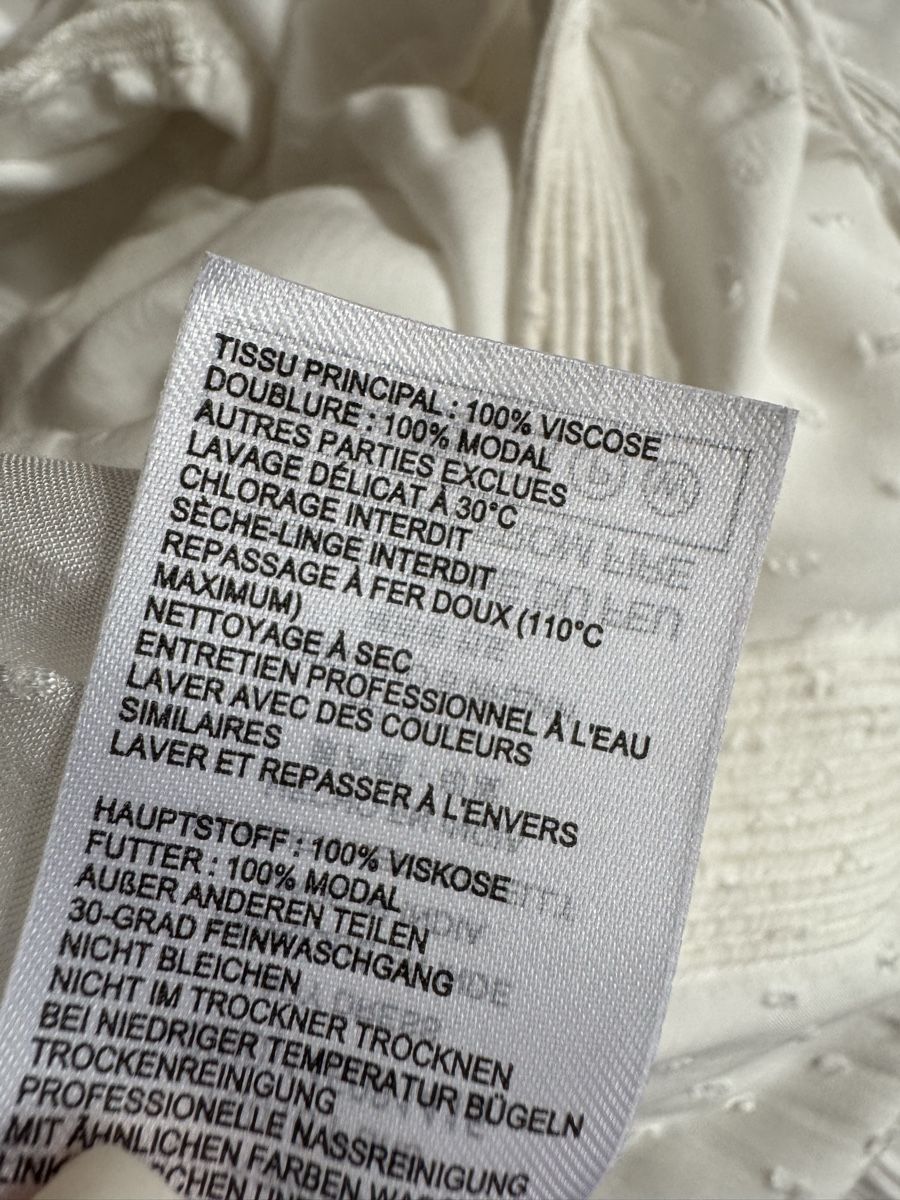 Ba&Sh Vestiti: Robe blanche à pois BASH, T.38/40, viscose – Nuovo (secondo la descrizione) da Morges venduto da sandy069 5