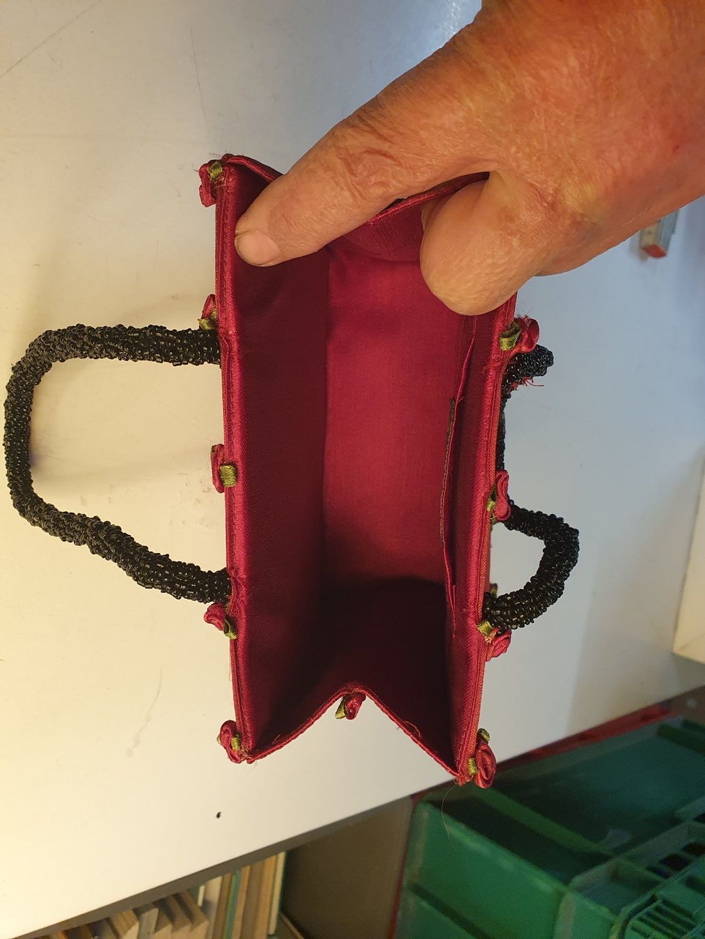 Borse da donna: Damenhandtasche Rosenmotiv – Usato da Zürich venduto da loosebone 2
