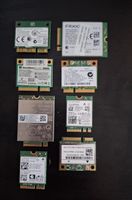 8x Laptop WLAN Wi-Fi & LTE Module (Intel AX201, Fibocom)