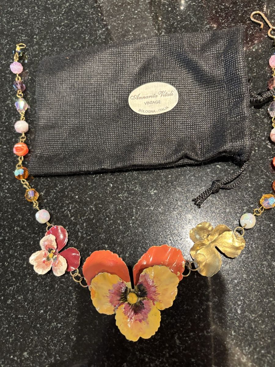 Catenine: Collier Anna Rita Vitali Blumen – Usato da Auenstein venduto da sonnenschein1256