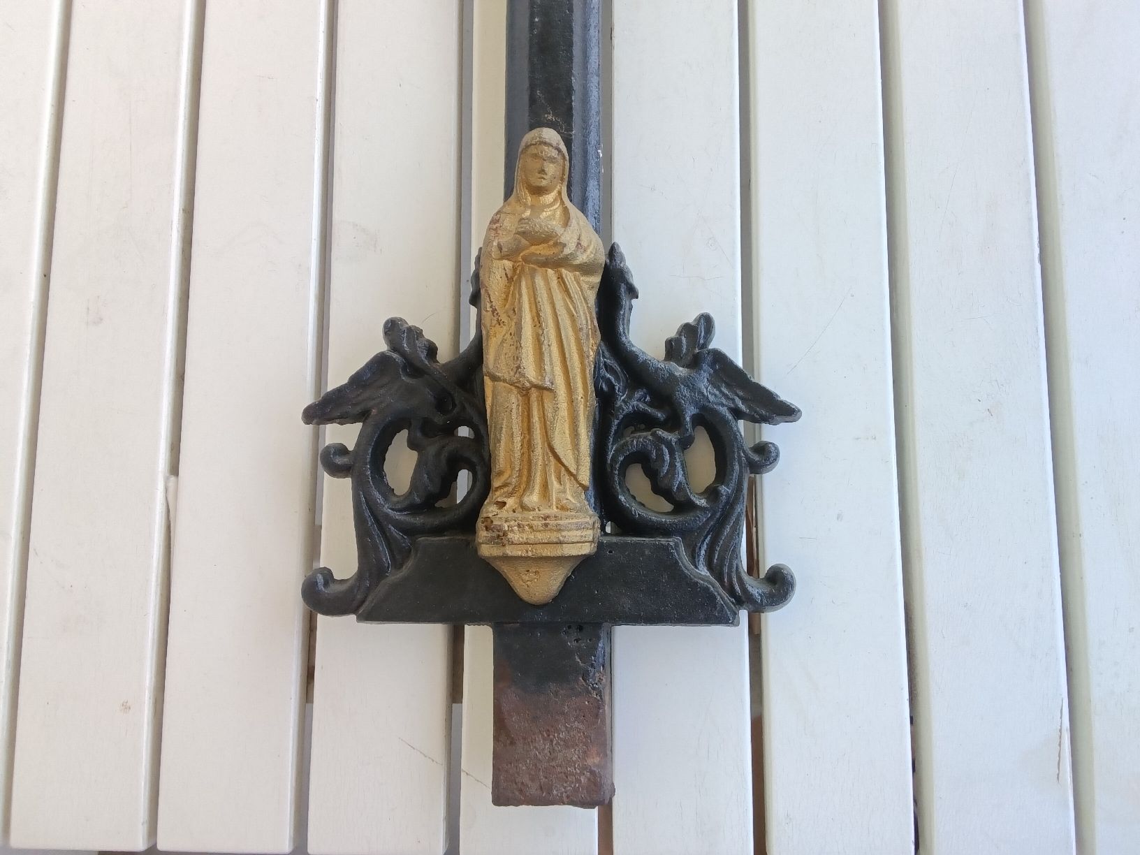 Sculture & Statue: Altes/antikes Grabkreuz aus Eisen ca. 1900 – Usato da Feldbach venduto da carlotta111 5