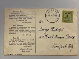 1930 Postkarte Luzern