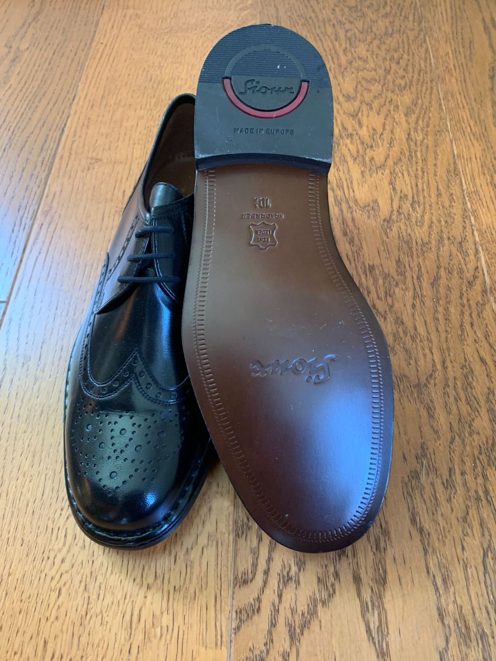 Scarpe da uomo: Sioux Glasgow Leder black Size 10.5 – Nuovo e nell'imballaggio originale da Zürich venduto da finsti 4