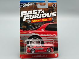 Hot Wheels 95 Mazda RX-7 Dominic Toretto 1:64 Neu OVP